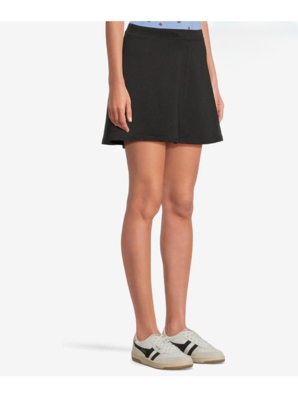 Toad & Co Seleena Skort Samba Texture Size Womens Large Black Skirt